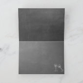 De heer & mevrouw Chalk Heart Kaart (Binnen)