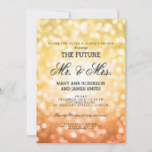 de heer mevrouw Couples Shower Autumn / Herfst Bok Kaart (Voorkant)