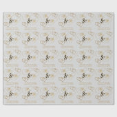 De heer & mevrouw - Gepersonaliseerd Cadeaupapier (Vlak)