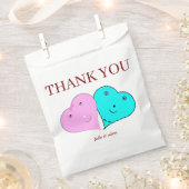 de heer & mevrouw hearts bedankzakje (Geknipt)