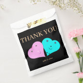 de heer & mevrouw hearts bedankzakje (Gezegeld)