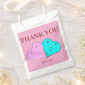 de heer & mevrouw hearts bedankzakje (Geknipt)