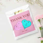 de heer & mevrouw hearts bedankzakje (Gezegeld)