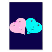 de heer & mevrouw hearts kaart (Achterkant)