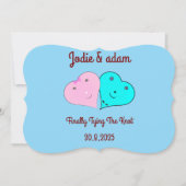 de heer & mevrouw hearts kaart (Voorkant)