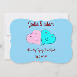 de heer & mevrouw hearts kaart