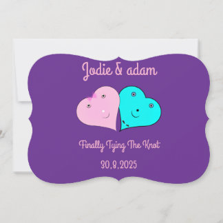 de heer & mevrouw hearts kaart