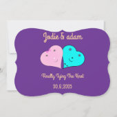 de heer & mevrouw hearts kaart (Voorkant)