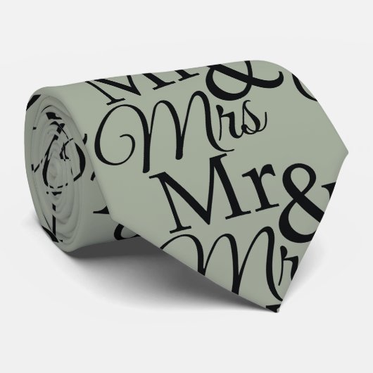 De heer & mevrouw Olive Mannen Stropdas (Opgerold)