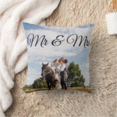 De heer & mevrouw Personalized Afbeelding Pillow Kussen (Deken)