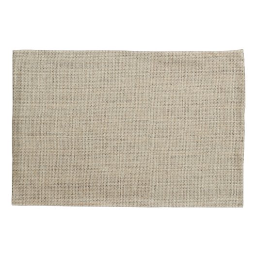 De heer & mevrouw Rustic Burlap Country Wedding Co Kussensloop (Achterkant-Links)