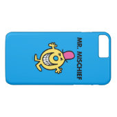 de heer Mischief | Grijzend glanzend Case-Mate iPhone Case (Achterkant (Horizontaal))