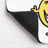 de heer Mischief | Grijzend glanzend Muismat (Hoek)