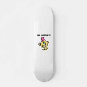 de heer Mischief   Grijzend glanzend Persoonlijk Skateboard