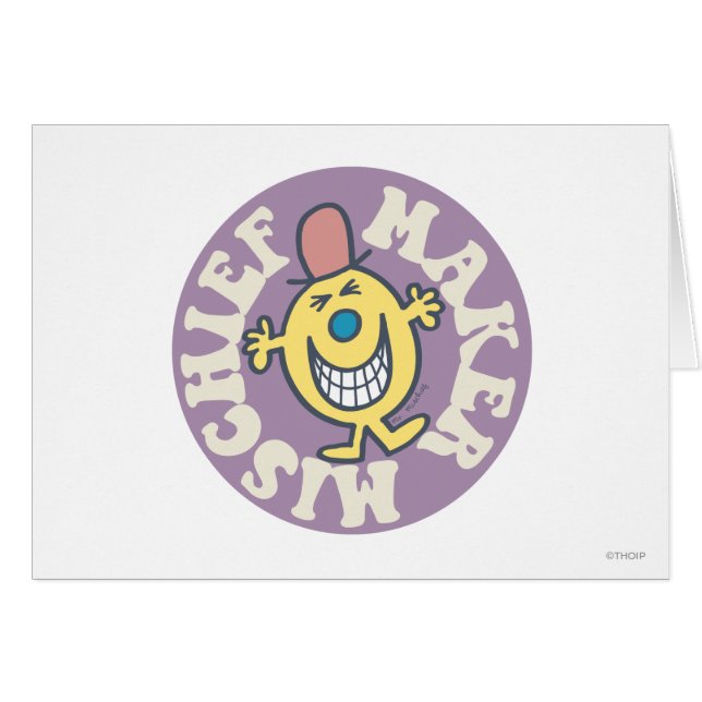 de heer Mischief | Kiekenmaker (Voorkant Horizontaal)