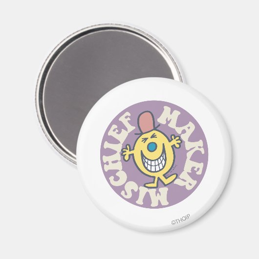 de heer Mischief | Kiekenmaker Magneet (Voorkant / Achterkant)