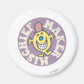 de heer Mischief | Kiekenmaker Magneet (Voorkant)