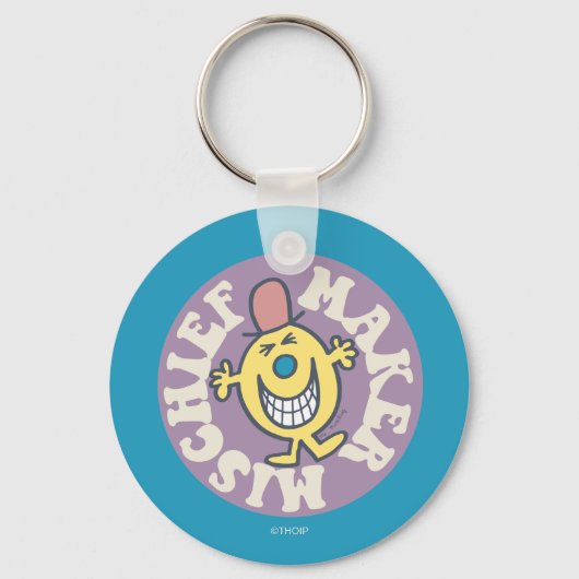de heer Mischief | Kiekenmaker Sleutelhanger (Voorkant)