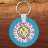 de heer Mischief | Kiekenmaker Sleutelhanger (Achterkant)