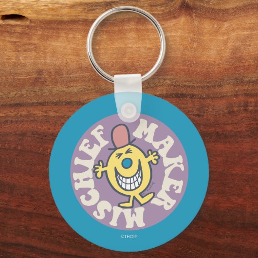 de heer Mischief | Kiekenmaker Sleutelhanger (Voorkant)
