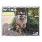 De heer Monks 2019 Agenda Kalender (Hoes)