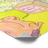 de heer Moose en Friends (deel 1 van een triptych) Poster (Hoek)