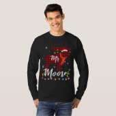 de heer Moose Matching Family Kerstkleren Pset P T-shirt (Voorkant volledig)