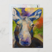 De heer Moosey Moose Briefkaart (Voorkant / Achterkant)