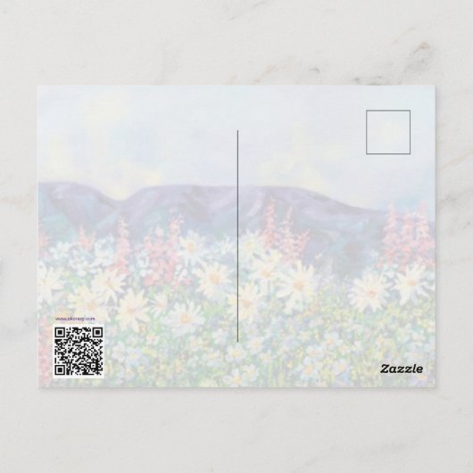 De heer Moosey Moose Briefkaart (Achterkant)