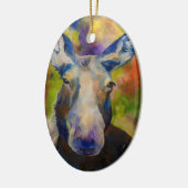 de heer Moosey Moose Ceramic Ornament (Links)