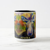 de heer Moosey Moose Coffee Mok_ALASKA Tweekleurige Koffiemok (Center)