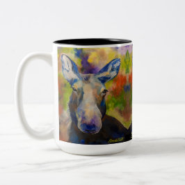 de heer Moosey Moose Coffee Mok_ALASKA Tweekleurige Koffiemok