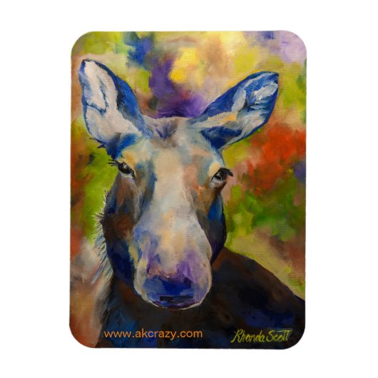 de heer Moosey Moose Magneet (Verticaal)