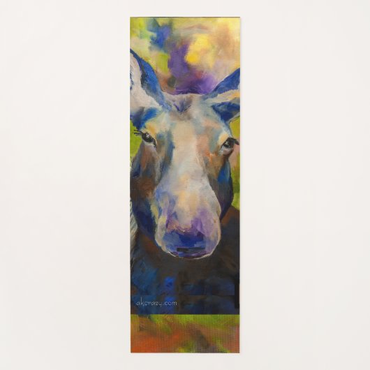 De heer Moosey Moose Yoga Mat (Voorkant)