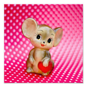 de heer Mouse Foto Afdruk