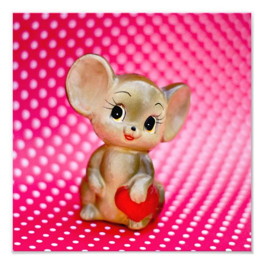 de heer Mouse Foto Afdruk (Voorkant)