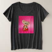 de heer Mouse Grote Maat T-shirt (Design voorkant)