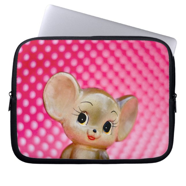 de heer Mouse Laptop Sleeve (Voorkant)