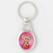 de heer Mouse Sleutelhanger (Voorkant)