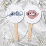 de heer Mrs Bride of Groom Wedding Game Hand Fan Handwaaier<br><div class="desc">Een leuk spel voor bruiloften,  vrijgezellenfeesten,  bachelorette of verlovingsfeesten. Stel vragen over de bruid en de bruidegom,  en breng je gasten naar het show wie ze denken dat het antwoord past. Ontworpen door: Thisnotme©</div>
