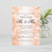 de heer Mrs Couples Shower Roos Gold Shimmer Light Kaart (Staand voorkant)