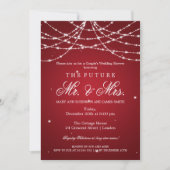 de heer Mrs Couples Shower Sparking String Red Kaart (Voorkant)