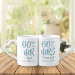 De heer Mrs Right 60th Wedding Jubileum Loversmokken<br><div class="desc">Personaliseer je met de namen en het trouwjaar van het gelukkige paar. Een leuk,  uniek en aanpasbaar geschenk om iemands trouwdag te vieren. Ontworpen door: Thisnotme©</div>