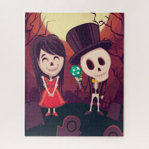 de heer Mrs Skeleton Puzzle Legpuzzel