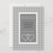 De heer & Mrs Wedding Vow Renewal Uitnodiging (Achterkant)