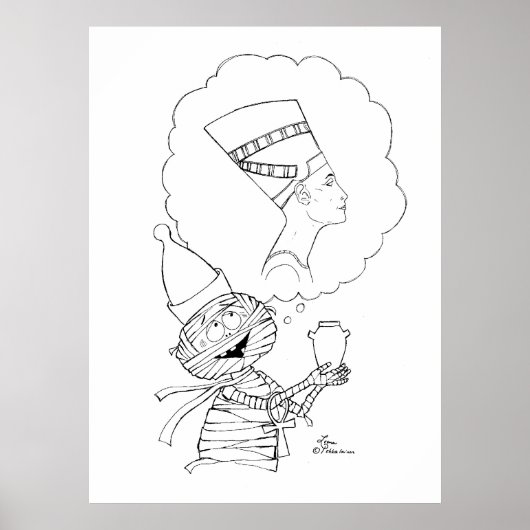 De heer Mummific in Love Poster (Voorkant)