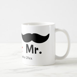 de heer Mustache Gay Wedding  Koffiemok