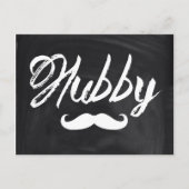 de heer Mustache Groom Honeymoon hubby Briefkaart (Voorkant)