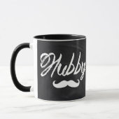 de heer Mustache Groom Honeymoon hubby Mok (Links)