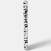 de heer Mustache Hipster Pattern Case-Mate iPhone Case (Achterkant / Links)